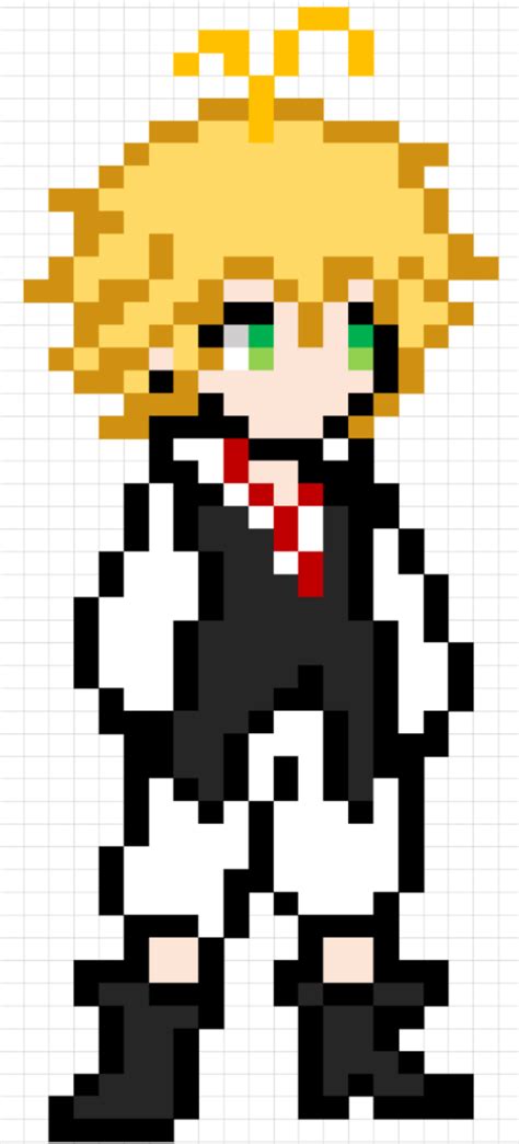 Pixel art Mel I made : r/NanatsunoTaizai