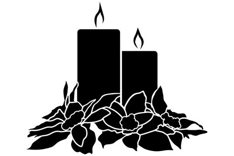 Candle Silhouette Svg