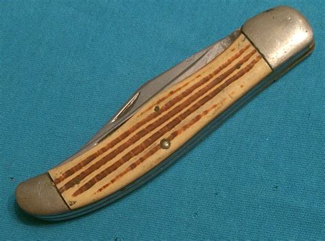 ANTIQUE QUEEN FOLDING HUNTER BOWIE KNIFE KNIVES POCKET -- Antique Price ...