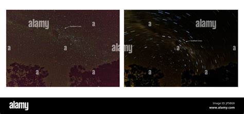 Southern cross sky night Cut Out Stock Images & Pictures - Alamy