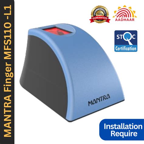 MANTRA Finger Device MFS110 -L1: A High-Quality, UIDAI Approved ...