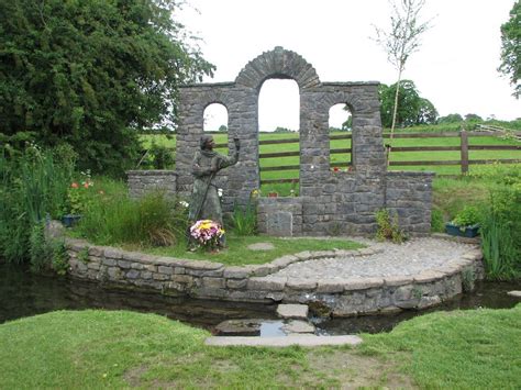 St. Brigid's Holy Well in Kildare, Ireland. The so-called "Christian well" — the "Pagan well" is ...