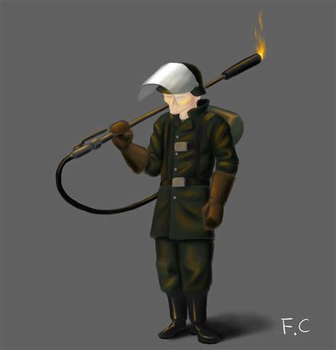 Flamethrower Soldier by FaultyClock on DeviantArt