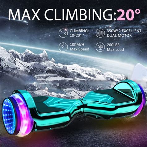 CBD Bluetooth Hoverboard for Kids, Upgraded 6.5″ Tires 600W Powerful ...