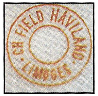 CH Field Haviland - marks and history