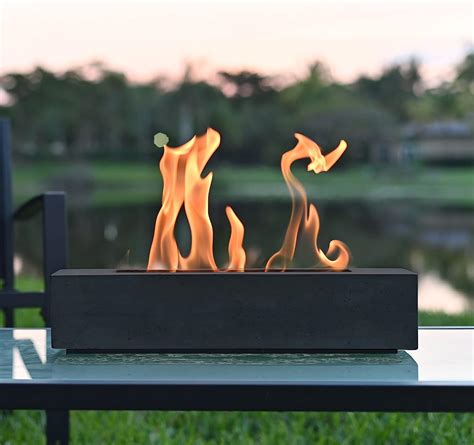 Colsen Tabletop Ethanol Fireplace Indoor Outdoor Fire Pit Portable Fire ...