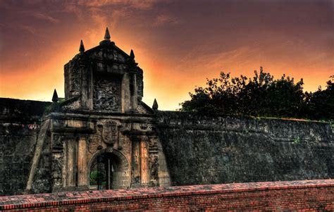 Fort Santiago on Fire [HDR] | View Large On Black The iconic… | Flickr