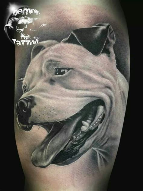 Pin by cordi bee on Tattoos | Dog tattoos, Dog tattoo, Demon tattoo