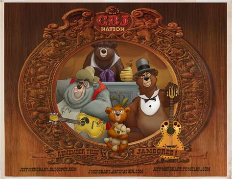 ArtStation - Country Bear Jamboree, jeff merghart | Country bears, Disney art, Animated drawings