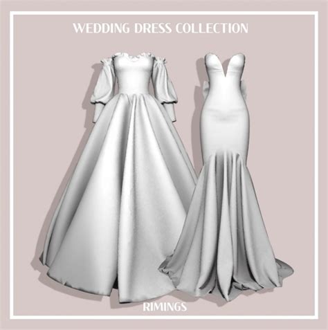 10+ Absolutely Perfect Wedding Dress CC for Your Sims' Special Day ...