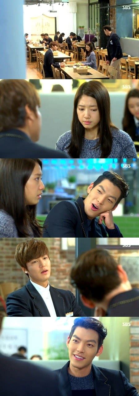 "The Heirs" Lee Min-ho and Kim Woo-bin tense around Park Shin-hye ...