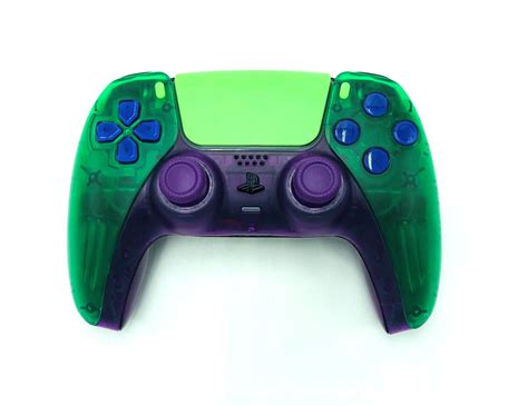 Custom Sony DualSense Wireless Controller PlayStation PS5 - Clear Green ...