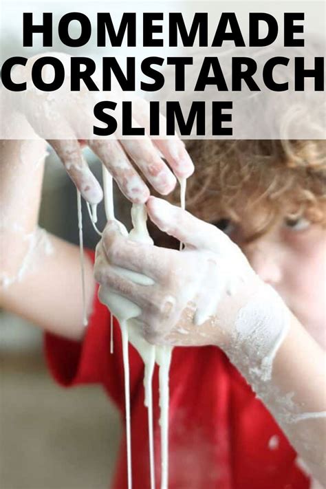 Cornstarch Slime is easy to make, also called Non-Newtonian Fluid, acts as both a solid and ...