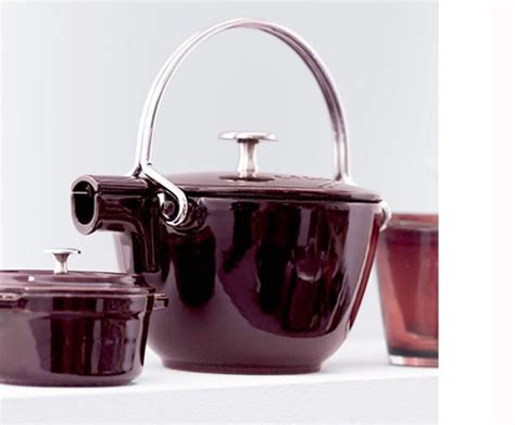 Staub Enameled Cast Iron Tea Kettles - Artichoke OTR