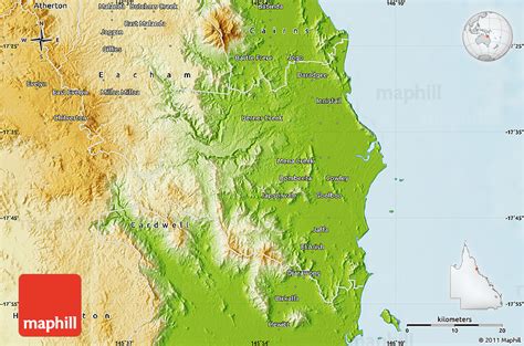 Physical Map of Johnstone