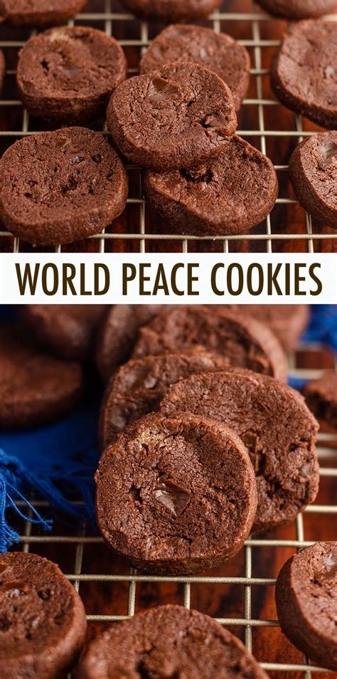 World Peace Cookies World Peace Cookies, Chocolate Shortbread Cookies ...