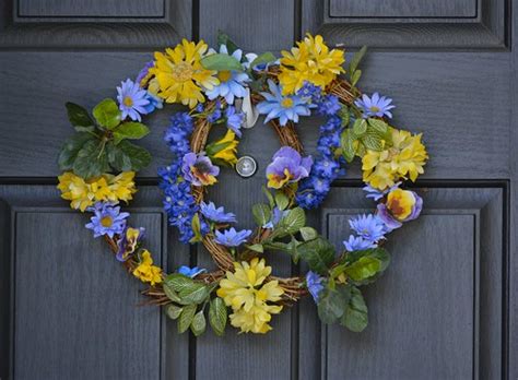 Welcome Home | Door Wreath with pretty flowers | Scott 97006 | Flickr