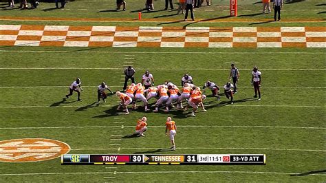 Tennessee Football v. Troy Highlights - YouTube