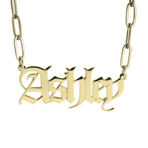 Gold Name Necklaces - Custom Gold Name Necklaces | Onecklace