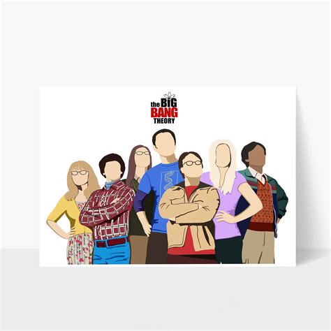 The Big Bang Theory Fan Art Print. | Etsy