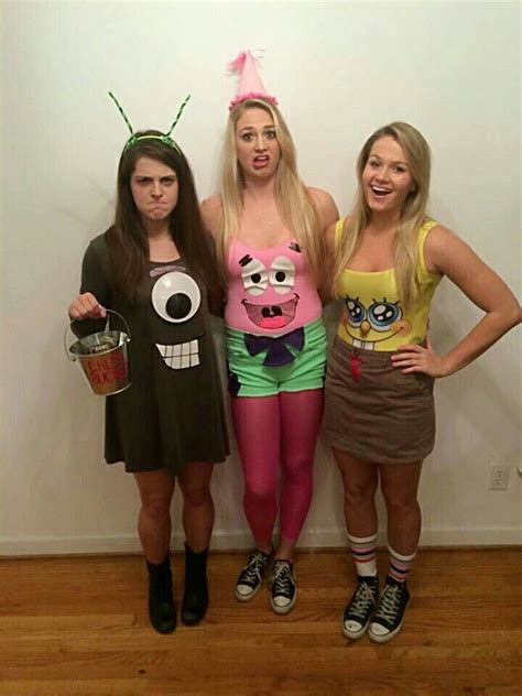 DIY Spongebob & Patrick Star costume | Cute halloween costumes, Halloween costumes friends ...