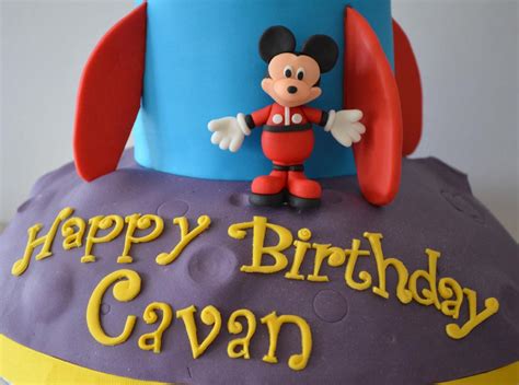 Mickey Mouse Rocket Cake – Cake & Cupboard