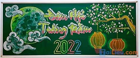 20+ mẫu trang trí bảng Trung thu đẹp nhất và ấn tượng 2023