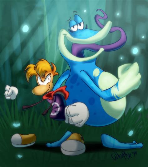 Rayman And Globox by WhitePhox on DeviantArt