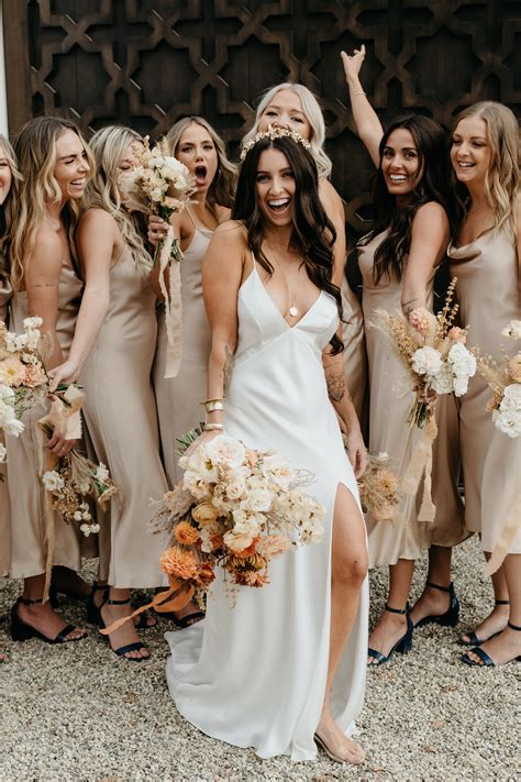 The Most Stunning Champagne Bridesmaid Dresses in Every Style