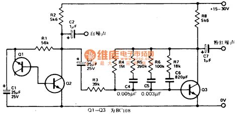 Audio frequency noise generator schematic - Signal_Processing - Circuit ...