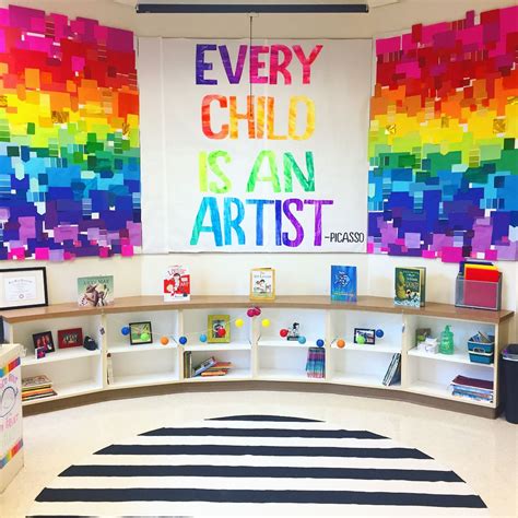 "Every child is an artist" -Picasso | Art classroom decor, Art ...