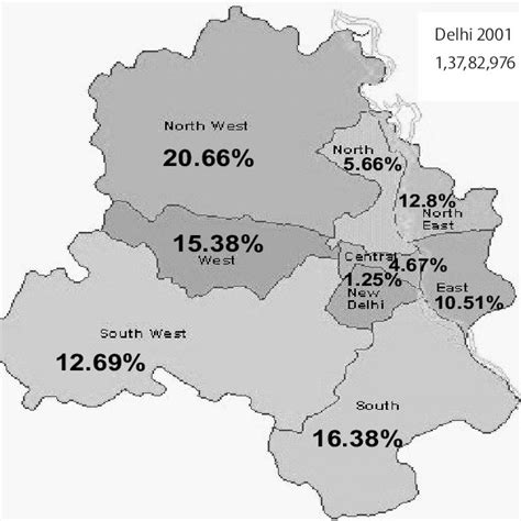 Population Distribution of Delhi | Download Scientific Diagram