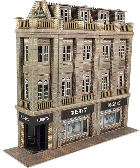 PO279 00/H0 Scale Low Relief Department Store - Metcalfe Models