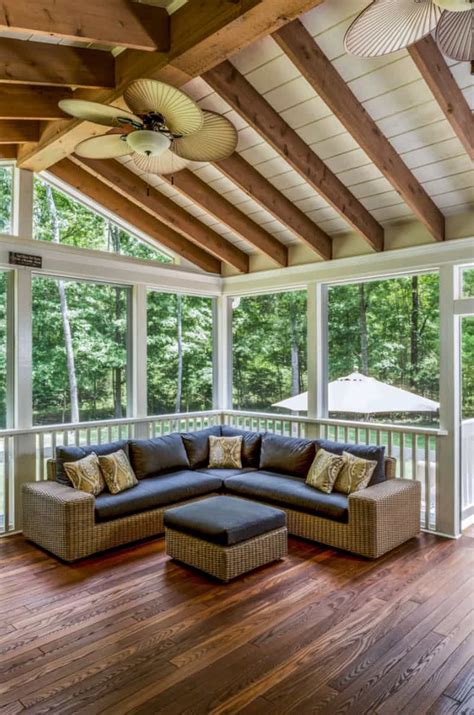 45 Amazingly Cozy and Relaxing Screened Porch Design Ideas | Porch ...