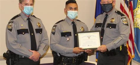 Nevada Highway Patrol trooper given medal for saving woman