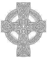 Premium Photo  Celtic Cross Coloring Page With Pattern sketch template