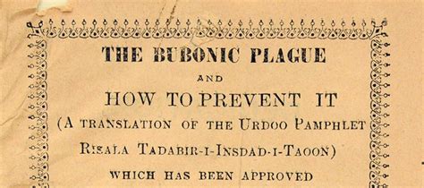 How To…Prevent the Bubonic Plague – Circulating Now from the NLM ...