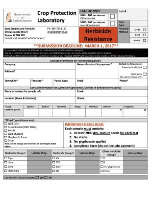 Fillable Online Herbicide Resistance Fax Email Print - pdfFiller