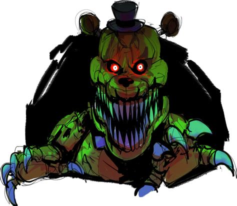 Nightmare Fredbear : fivenightsatfreddys | Nightmare, Horror game, Fnaf