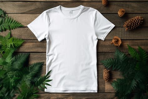 White T-shirt Mockup Graphic by Illustrately · Creative Fabrica