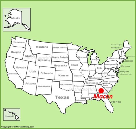 Macon Map | Georgia, U.S. | Discover Macon with Detailed Maps