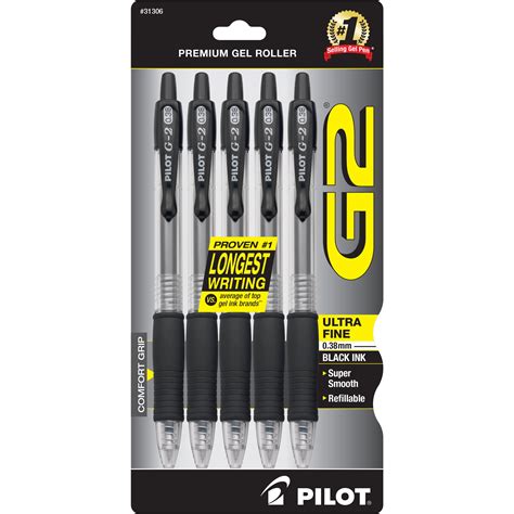 Black Retractable Gel Pens at Thomas McGee blog