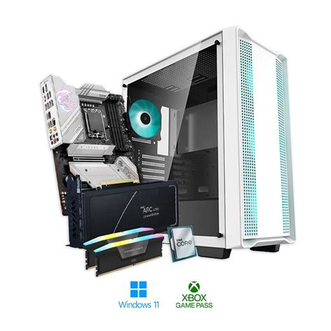 CBBuilder BEAST Performance Plus Core I7 ARC A750 Gaming PC White | Chaos Computers