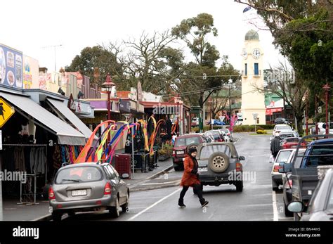 main street, Woodend, Victoria, Australia Stock Photo - Alamy