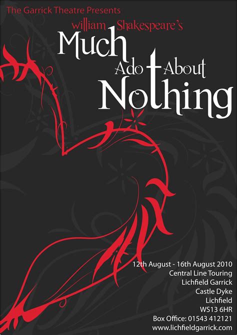 originalnicola: Shakespeare Theatre Poster: Much Ado About Nothing