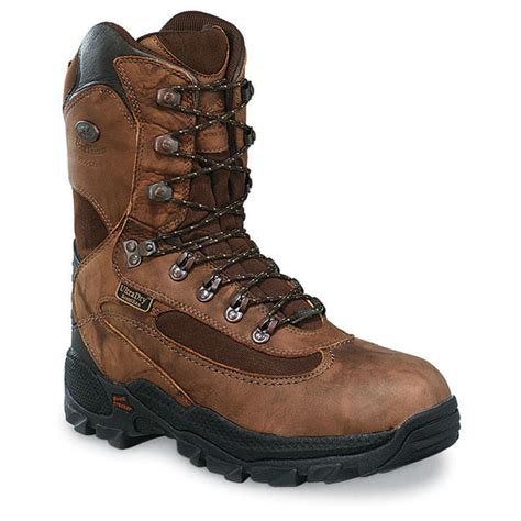 Men's Irish Setter® 10" Waterproof Buck Tracker Boots, Brown - 87400, Winter & Snow Boots at ...