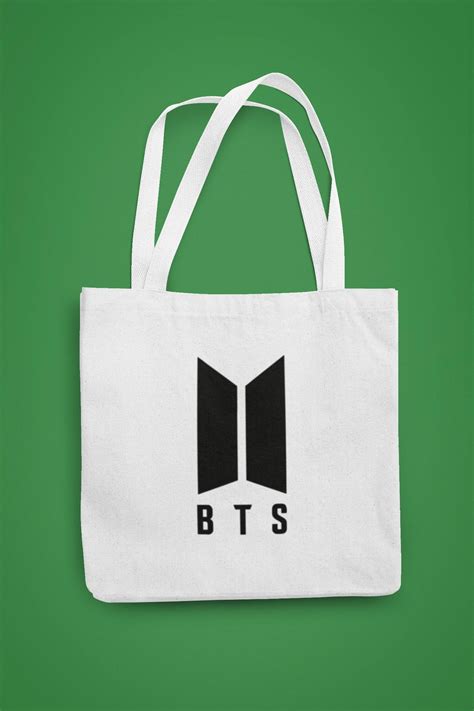 BTS Logo Canvas Tote Bag - COPYCATZ