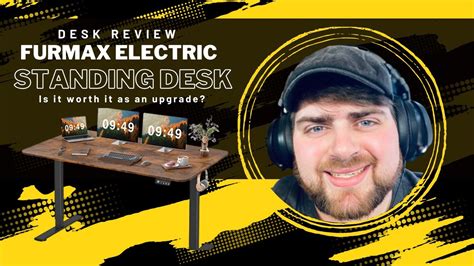 THE BEST BUDGET STANDING DESK YOU DIDNT KNOW YOU NEEDED!! Furmax Electric standing desk review ...