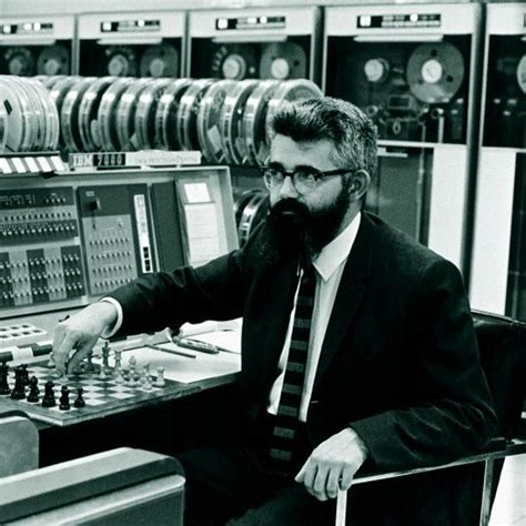 John McCarthy at Stanford's IBM 7080, ca. 1967 | Computer history, Old ...