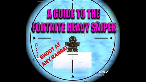 How to master heavy sniper bullet drop in Fortnite Chapter 4, Season 2 - YouTube